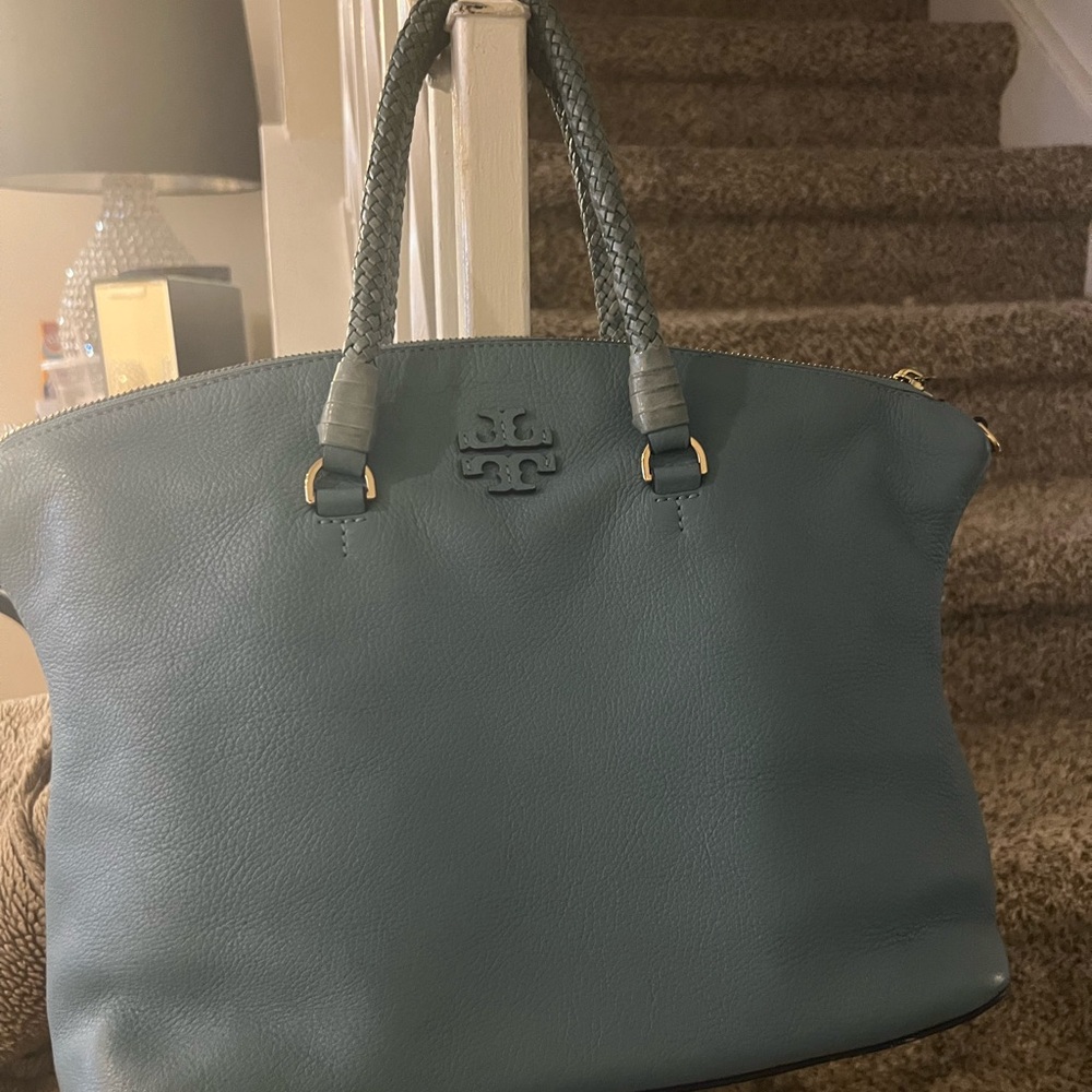 Tory Burch Blue Tote Bag